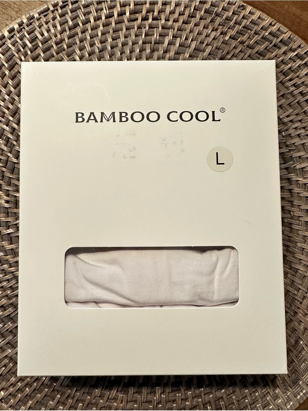 BAMBOO COOL - White Men's Briefs Pack of Four - Size L